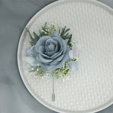 Wedding Simulation Corsage Wrist Flower Set Blue - YauSpark