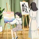 Wooden Painting Easel Solid Beech Wood 59“ - YauSpark