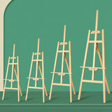 Wooden Painting Easel Solid Beech Wood 59“ - YauSpark